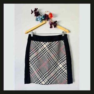 Size 4 | NWT White House Black Market | Plaid Skirt – Lined Wool Blend Side Zip